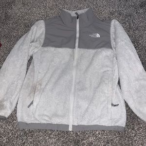 White north face jacket